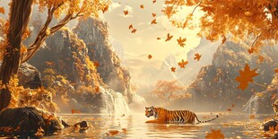 2022虎年虎啸山林