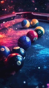 台球比赛球类运动