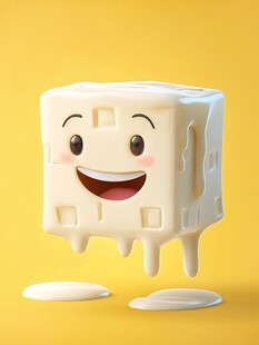 卡通豆腐