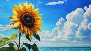 向日葵桌面背景