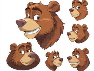 棕熊卡通形象