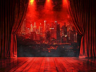 舞台城市背景