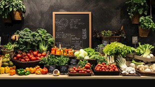 冷鲜蔬果果蔬创意店铺