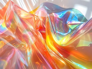 光感色彩高雅抽象艺术