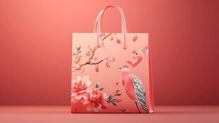 花鸟手提袋