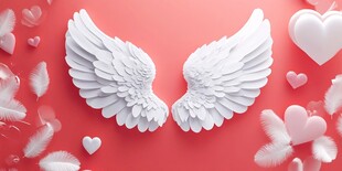 翅膀爱心