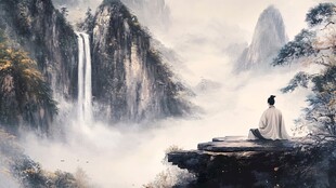 佛禅意境唯美背景