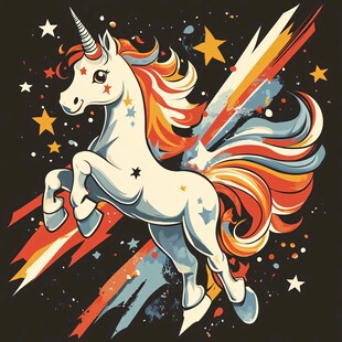 原创独角兽形象