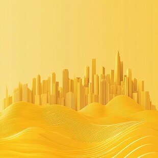 金色地产艺术背景