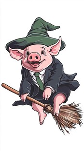 武侠牛牛卡通手绘