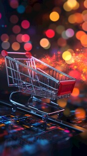 购物背景图