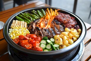 首尔烤去骨牛排拌饭