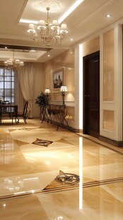 美式地砖效果图