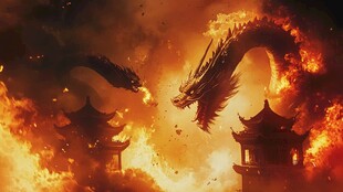 高清唯美双龙戏珠