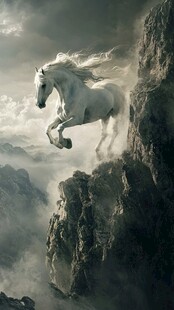 飞马奔马跃马骏马神马