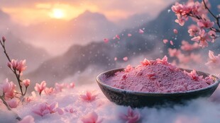 禅意禅境意境桃花