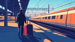 回家过年春运背景