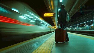 回家过年春运背景