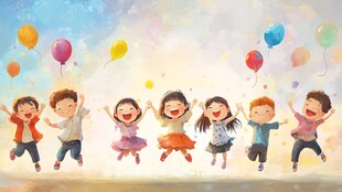 六一儿童节插画