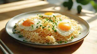 煎蛋方便面