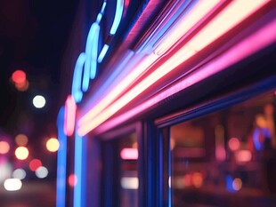 厨窗霓虹灯设计