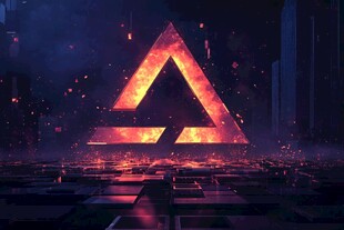 暖色几何科技kv