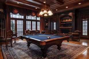 别墅地下娱乐室