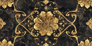 花金属底纹金色