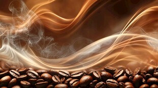 咖啡豆烘焙场景