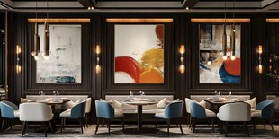 餐厅酒店宾馆抽象画