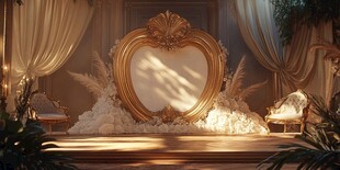 欧式拱门星光主题场景