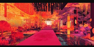 沉浸式通道布幔婚礼