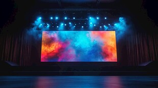 彩色炫彩发布会