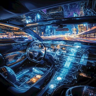 汽车科技背景
