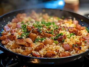 砂锅腊味饭特色炒饭