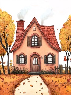 南瓜屋插画