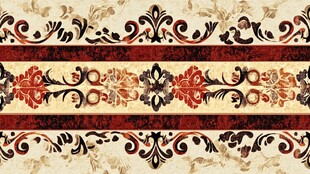 四方连续美式大花