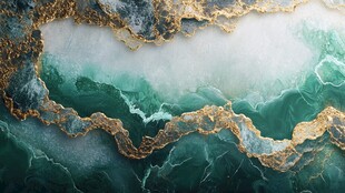 肌理彩色流体背景墙