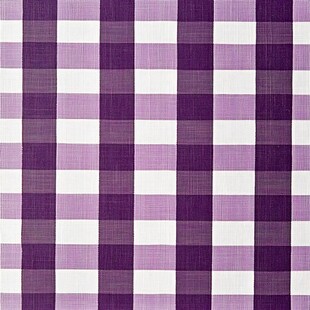 紫底白格面料