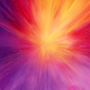 炫彩放射背景