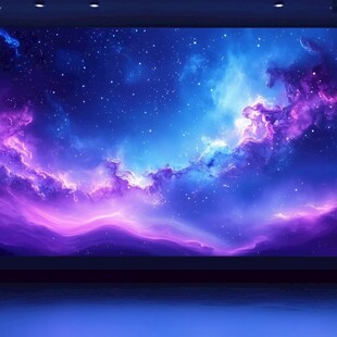 唯美宇宙会议背景