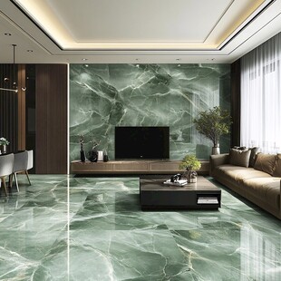 现代风地砖绿色背景