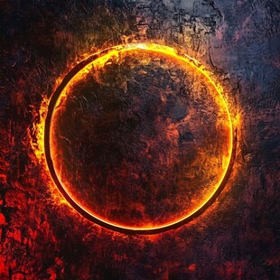 超大气圆形特效背景