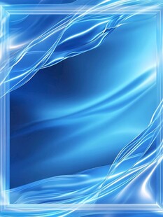 蓝色底板金色线条