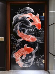 酒店锦鲤装饰画