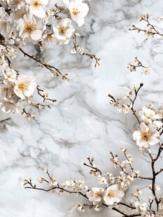 梅花轻奢背景墙