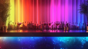 夜生活吧台背景