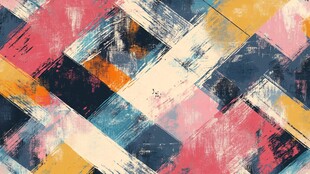 北欧美油画抽象装饰画