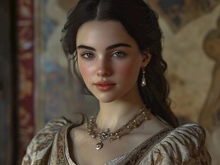 欧洲宫廷美女贵妇