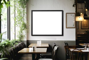 餐厅室内广告